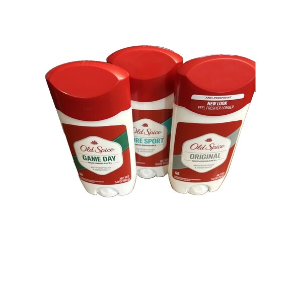 3 Pack Old Spice Original,  Pure Sport & Game Day High Endurance Deodorant 3oz - Picture 1 of 4